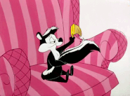 Pepe Le Pew with a Hair Brush