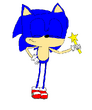 Sonic with a magic wand
