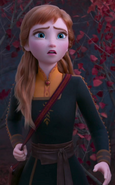 Anna (Adult) as Elsa (Adult)