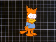 Hanna-Barbara-Like Bart Simpson transformed Garfield