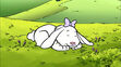 Daffodil was sleeping and dreaming in Clifford's Magic Lamp