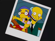 Burns with Milhouse