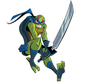 Leonardo (Rise of the TMNT (This Design)) as Greninja