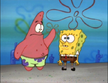 Patrick train with spongebob