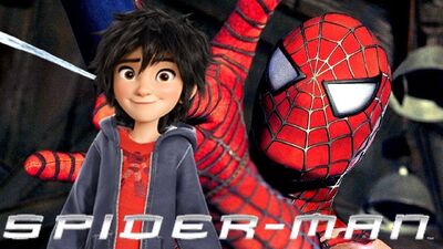 Hiro Hamada as Spider-Man