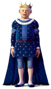 King Harold as Edward the Blue Engine