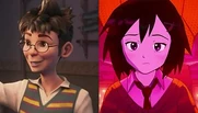 Peni Parker (with Sidney (Human) as an extra) as Mira Nova (as an extra)