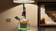 Starfire Attached to Diamond Destiny's Bedside Lamp Inspired by the Heroine(1)