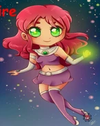 Starfire as Lola Loud