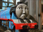 "I'm an important engine. Important engines need plenty of coal, but I doubt if you would understand that, James."