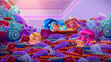 Shimmer and Shine and Leah are sleeping in Sleep-Over Party