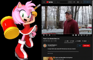 Amy Rose vs Psycho Dad