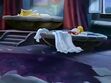 Kex sleeping in Dinotopia- Quest For The Ruby Sunstone