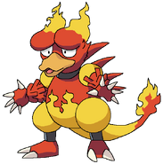 Magmar as Beagle Boy