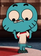 Gumball pulling his pants down 5