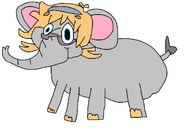 Lotte as an elephant