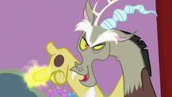 Discord with a glowing finger S2E02