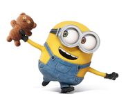 Minions bob and his teddy bear