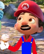 Luca Paguro (Mario) in Super Luca Bros.