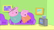 Mummy Pig and Daddy Pig sleeping