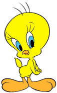 Tweety Bird as Piglet