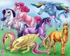 The Mane 6 as Horses