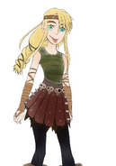 Astrid hofferson without armor pads