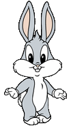 Baby Bugs Bunny as Cousin Oliver