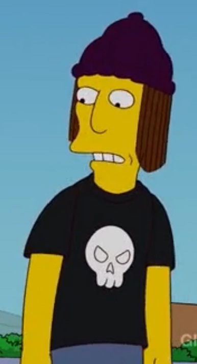 Jimbo Jones is a bully character from The Simpsons. 