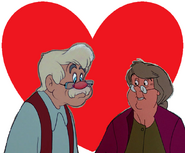 Geppetto and Widow Tweed love together
