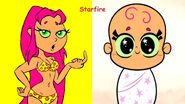 Adult and Baby Starfire