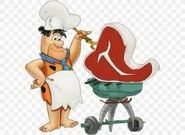 Fred Flintstone's Cooking Meat