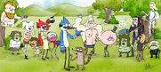 Regular Show Characters as Pikmins