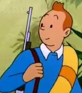 Tintin in Tintin and the Temple of the Sun