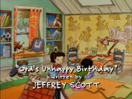 Ord's Unhappy Birthday (September 8, 1999)