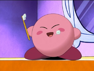 Kirby Brushing Your Teeth