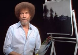 Let's PAINT with AUSSIE BOB ROSS! - Parody Painting 