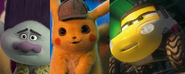 Branch, Detective Pikachu, and Dynamite