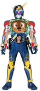 As Kamen Rider Gaim (With Rock Dog Arms)