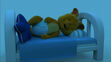 Kip (Word Party) sleeping