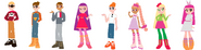 Wave 3 Lalaloopsy Characters as Equestria Girls Bases