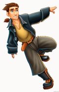 Jim Hawkins as Harry (Human)