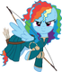 Rainbow Dash- Merida