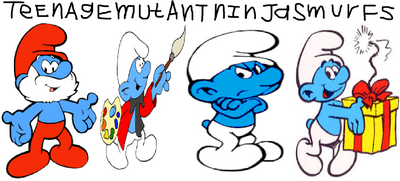 Teenage Mutant Ninja Smurfs