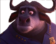 Chief Bogo as Verne (Over The Animated Hedge)