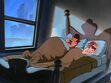 Dilandra and Lucky sleeping