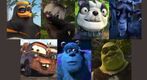 J.C., Stella, Frankie, Zach, Mater, Sulley and Shrek