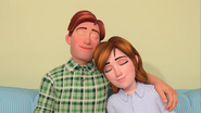 Mr. Johnson and Miss Johnson falls asleep in Quiet Time Song