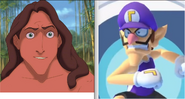 Tarzan and Waluigi