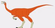 Gallimimus-100-dinosaurs-500-subscribers